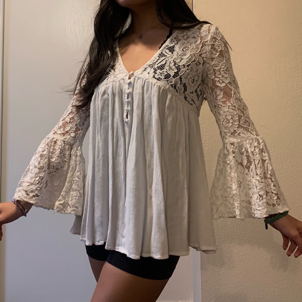 White Lace Top